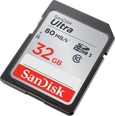 SanDisk 32GB Ultra Class 10 SDHC UHS-I Memory Card